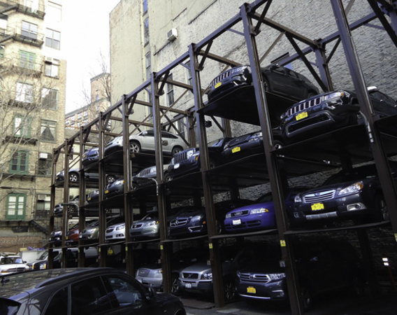 Một mô hình bãi đỗ xe tự động ở đô thị