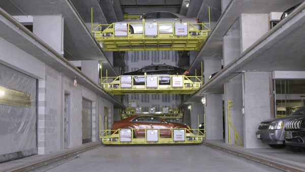 Hệ thống bãi đỗ xe tự động tầng hầm